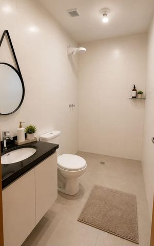 Apartamento à venda com 36m², 1 quarto e sem vaga Apartamento à venda com 36m², 1 quarto e sem vagaBanheiro