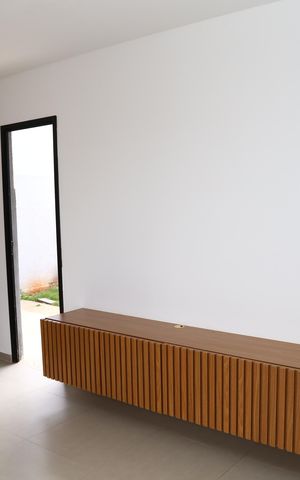 Casa de condomínio para alugar com 50m², 2 quartos e 3 vagasDetalhe da Sala