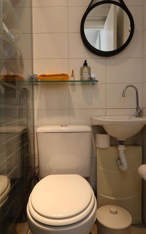 Apartamento à venda com 117m², 3 quartos e 2 vagasBanheiro de Serviço