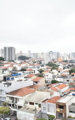 Apartamento para alugar com 57m², 2 quartos e 1 vagaVista da varanda da sala