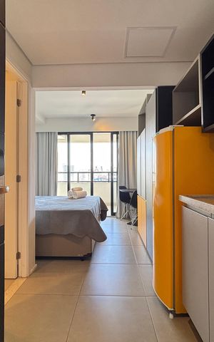 Studio para alugar com 25m², 1 quarto e 1 vaga Studio para alugar com 25m², 1 quarto e 1 vagaStudio