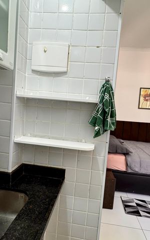 Studio à venda com 17m², 1 quarto e sem vaga