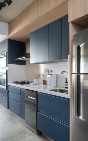 Apartamento à venda com 74m², 1 quarto e 2 vagas Apartamento à venda com 74m², 1 quarto e 2 vagasCozinha