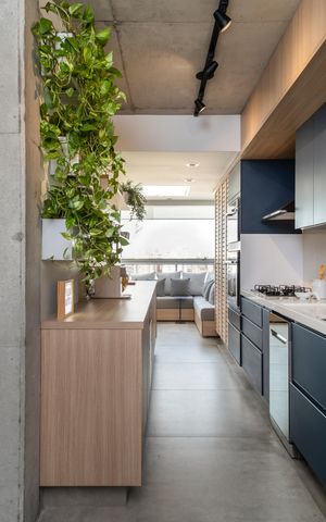Apartamento à venda com 74m², 1 quarto e 2 vagas Apartamento à venda com 74m², 1 quarto e 2 vagasCozinha