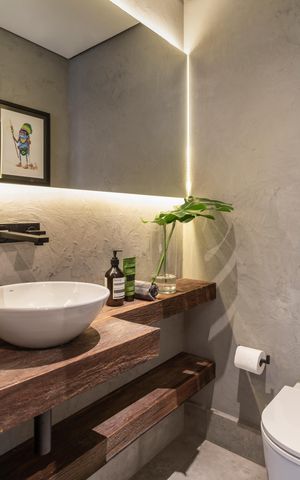 Apartamento à venda com 74m², 1 quarto e 2 vagas Apartamento à venda com 74m², 1 quarto e 2 vagasBanheiro