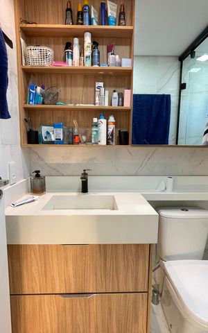 Apartamento para alugar com 44m², 2 quartos e 1 vaga Apartamento para alugar com 44m², 2 quartos e 1 vagaBanheiro