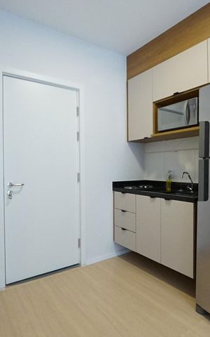 Studio para alugar com 25m², 1 quarto e sem vagaCozinha
