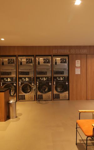 Studio para alugar com 27m², 1 quarto e sem vagaLavanderia