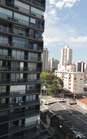 Studio para alugar com 27m², 1 quarto e sem vagaVaranda