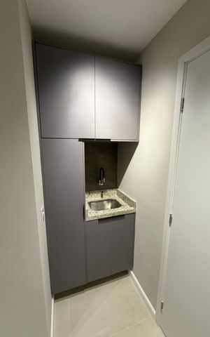 Studio para alugar com 28m², 1 quarto e sem vaga Studio para alugar com 28m², 1 quarto e sem vagaSala/Quarto
