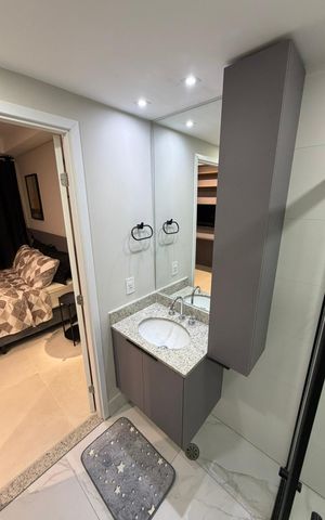 Studio para alugar com 28m², 1 quarto e sem vaga Studio para alugar com 28m², 1 quarto e sem vagaSala/Quarto
