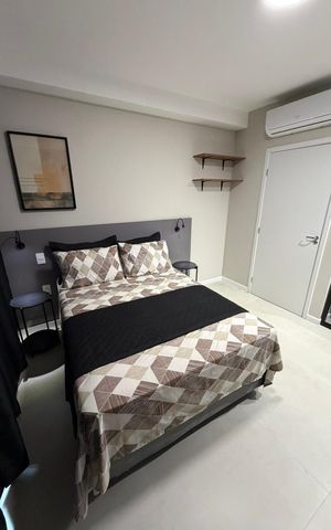 Studio para alugar com 28m², 1 quarto e sem vaga Studio para alugar com 28m², 1 quarto e sem vagaSala/Quarto