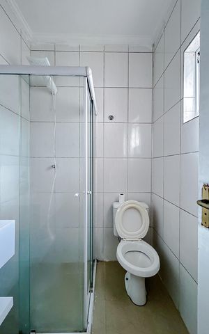Casa para alugar com 80m², 3 quartos e 2 vagasBanheiro da Suíte
