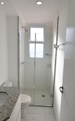 Apartamento à venda com 58m², 2 quartos e 1 vagaBanheiro Social