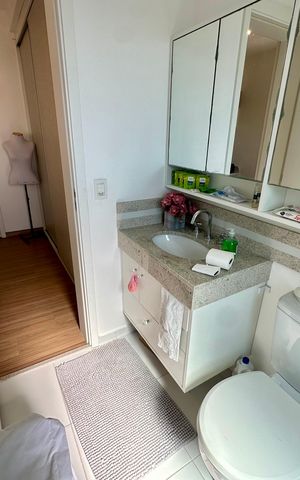 Apartamento à venda com 97m², 2 quartos e 1 vaga Apartamento à venda com 97m², 2 quartos e 1 vagaBanheiro 1