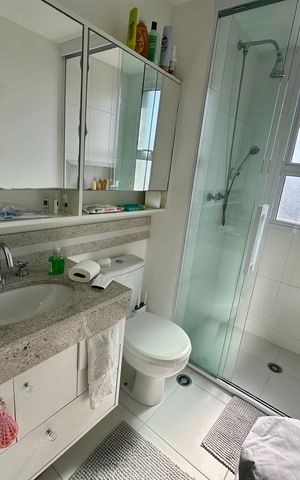 Apartamento à venda com 97m², 2 quartos e 1 vaga Apartamento à venda com 97m², 2 quartos e 1 vagaBanheiro 1