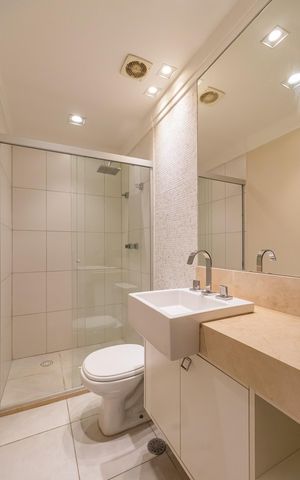 Apartamento para alugar com 120m², 2 quartos e 2 vagasBanheiro da Suíte 1