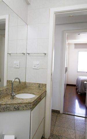 Apartamento à venda com 82m², 2 quartos e 2 vagasBanheiro Social