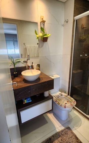 Apartamento para alugar com 40m², 1 quarto e 1 vaga Apartamento para alugar com 40m², 1 quarto e 1 vagaBanheiro