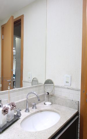 Apartamento para alugar com 110m², 3 quartos e 1 vagaBanheiro social