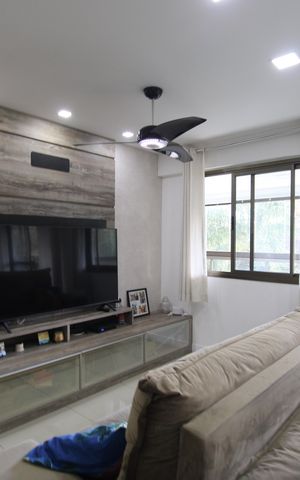 Apartamento para alugar com 110m², 3 quartos e 1 vagaSala