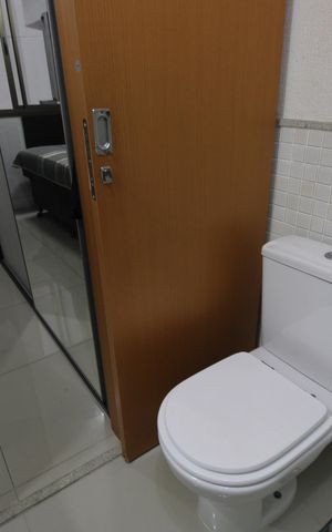 Apartamento para alugar com 110m², 3 quartos e 1 vagaBanheiro da suíte 1