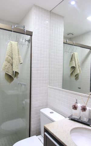 Apartamento para alugar com 110m², 3 quartos e 1 vagaBanheiro social