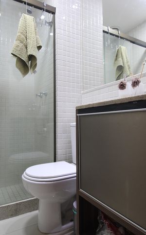 Apartamento para alugar com 110m², 3 quartos e 1 vagaBanheiro social
