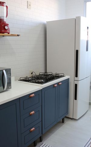 Apartamento à venda com 57m², 2 quartos e 1 vagaCozinha 