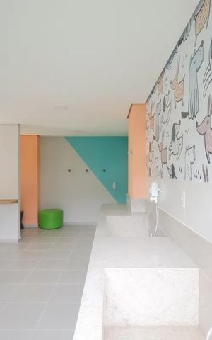 Apartamento para alugar com 40m², 2 quartos e 1 vagaPet Care