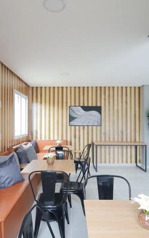 Apartamento para alugar com 40m², 2 quartos e 1 vagaÁrea comum - Salão de festas