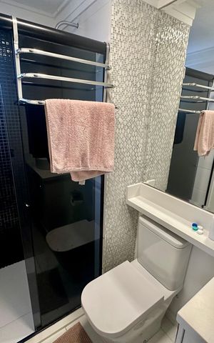 Apartamento para alugar com 78m², 2 quartos e 2 vagas Apartamento para alugar com 78m², 2 quartos e 2 vagasBanheiro 1