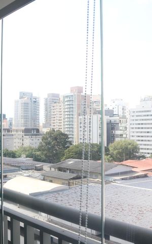 Apartamento à venda com 36m², 1 quarto e sem vagaVaranda