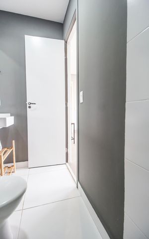 Apartamento para alugar com 55m², 1 quarto e 2 vagas Apartamento para alugar com 55m², 1 quarto e 2 vagasBanheiro 2