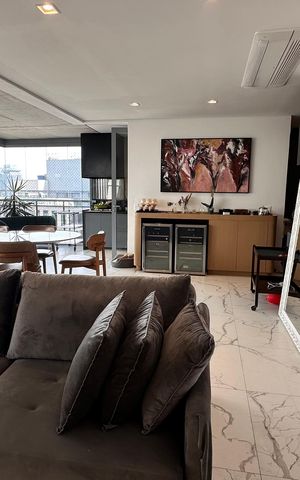 Apartamento à venda com 167m², 3 quartos e 3 vagas Apartamento à venda com 167m², 3 quartos e 3 vagasSala