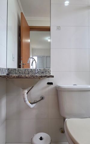 Apartamento para alugar com 65m², 2 quartos e 1 vagaBanheiro da Suíte 1