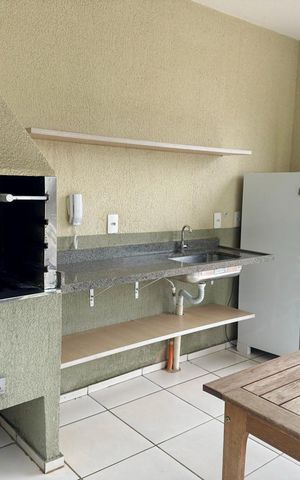 Apartamento para alugar com 44m², 2 quartos e 1 vaga Apartamento para alugar com 44m², 2 quartos e 1 vagaÁrea comum - Churrasqueira