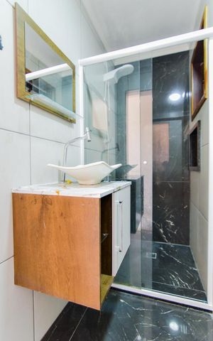 Casa para alugar com 107m², 2 quartos e 1 vagaBanheiro Social