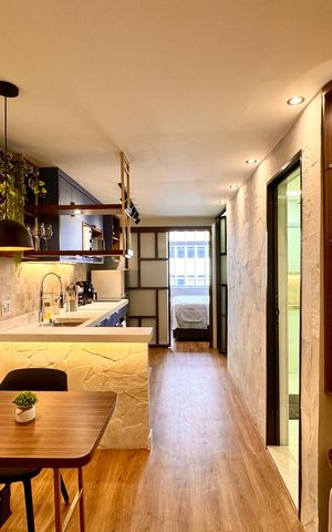 Studio à venda com 43m², 1 quarto e sem vaga Studio à venda com 43m², 1 quarto e sem vagaSala