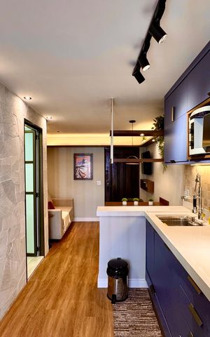 Studio à venda com 43m², 1 quarto e sem vaga Studio à venda com 43m², 1 quarto e sem vagaCozinha