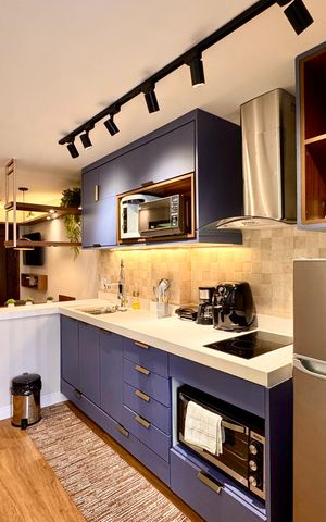 Studio à venda com 43m², 1 quarto e sem vaga Studio à venda com 43m², 1 quarto e sem vagaCozinha