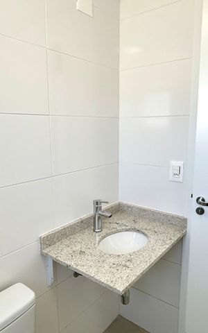 Apartamento para alugar com 62m², 2 quartos e 2 vagas Apartamento para alugar com 62m², 2 quartos e 2 vagasBanheiro 1
