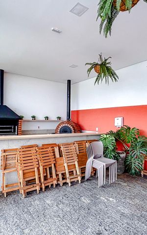 Apartamento à venda com 43m², 2 quartos e 1 vagaÁrea comum - Churrasqueira