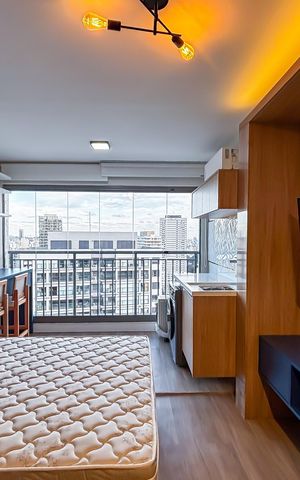 Studio para alugar com 27m², 1 quarto e sem vaga