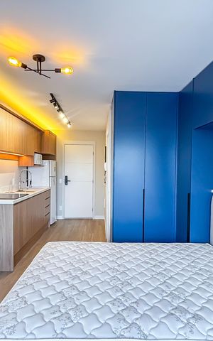 Studio para alugar com 27m², 1 quarto e sem vaga