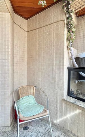 Apartamento à venda com 125m², 3 quartos e 2 vagasVaranda do Quarto 3