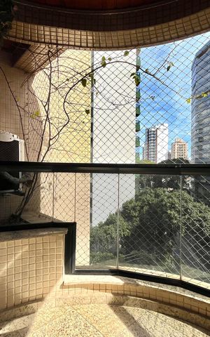 Apartamento à venda com 125m², 3 quartos e 2 vagasVaranda do Quarto 3