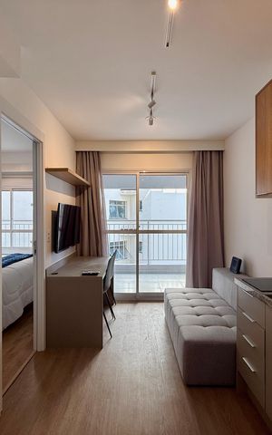Apartamento para alugar com 30m², 1 quarto e sem vaga