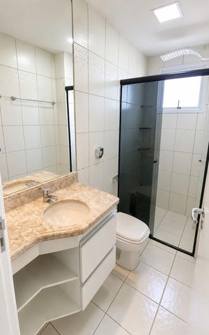 Apartamento para alugar com 85m², 2 quartos e 2 vagas Apartamento para alugar com 85m², 2 quartos e 2 vagasBanheiro