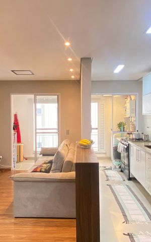 Apartamento para alugar com 60m², 2 quartos e 1 vaga Apartamento para alugar com 60m², 2 quartos e 1 vagaSala - Cozinha